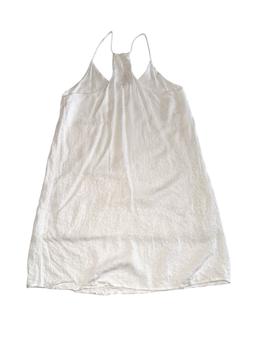 Style Rack White Racerback Lined Textured Mini Dress Small - Picture 4 of 6
